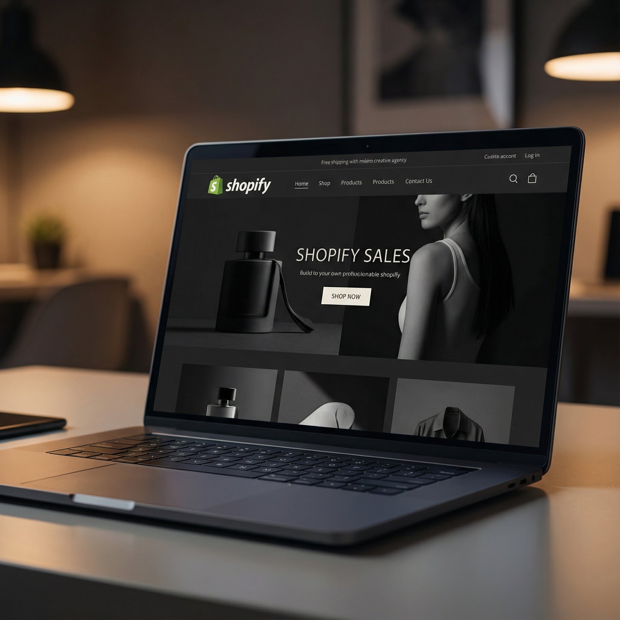 Sitio web de ventas de Shopify