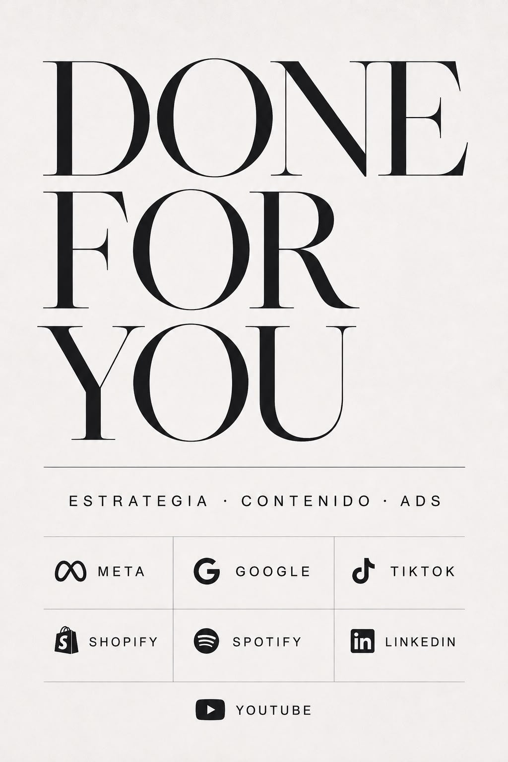 DONE FOR YOU